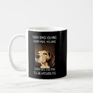 Beagles T. Jag kommer att titta på dig Kaffemugg
