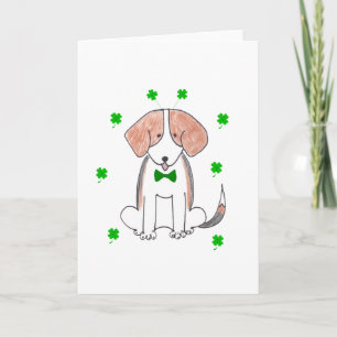 Beaglesaint patrickdag kort