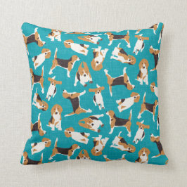 beaglescatterblått kudde