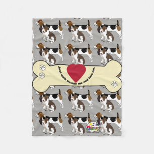 Beagleullfilt Fleecefilt