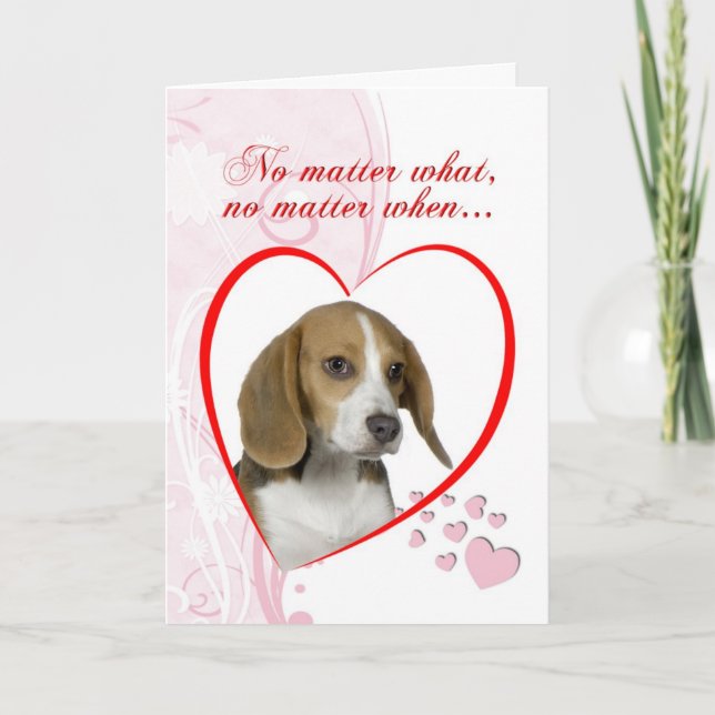 Beaglevalentin Helgkort (Framsida)