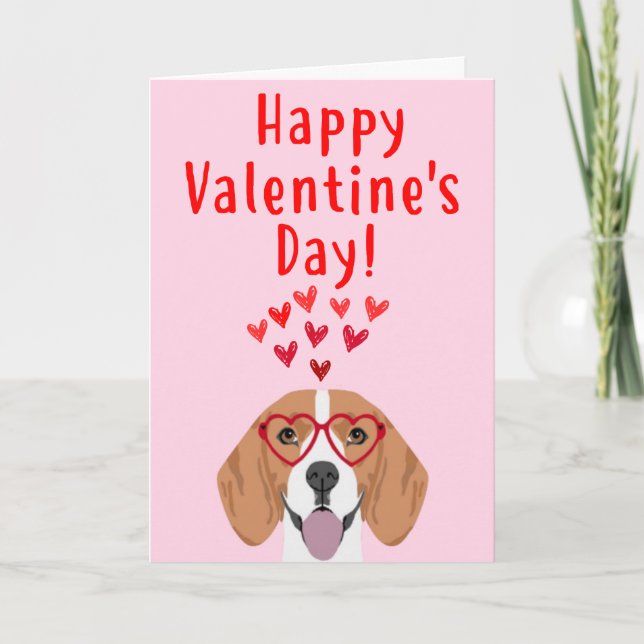 Beaglevalentin kort för dag (Framsida)