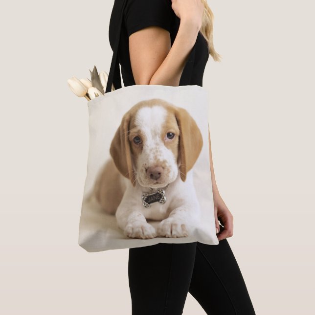 Beaglevalp Tygkasse (Närbild)