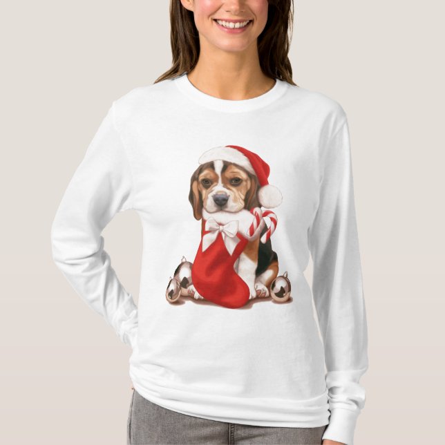 Beaglevalpjul T-shirt (Framsida)