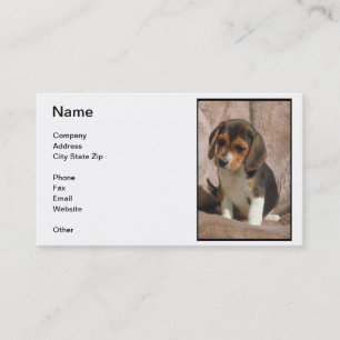 Beaglevalpvisitkort Visitkort