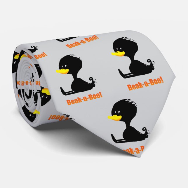 Beak-a-Boo! Cute Cartoon Duck with Funny Pun Slips (Rullad)
