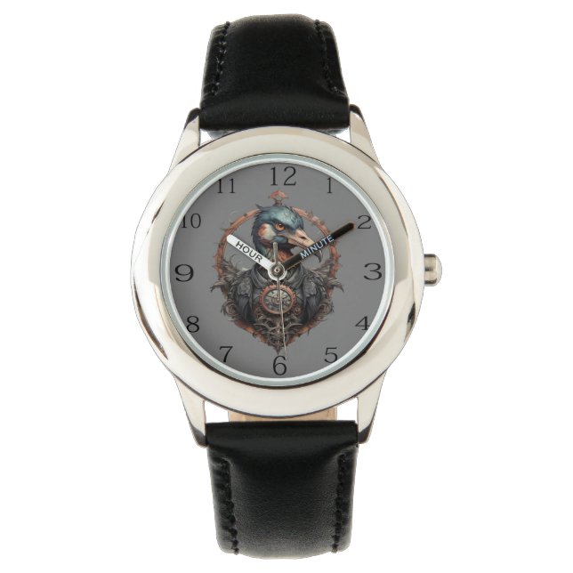 "Beak: A Steampunk Ibis" Armbandsur (Framsida)
