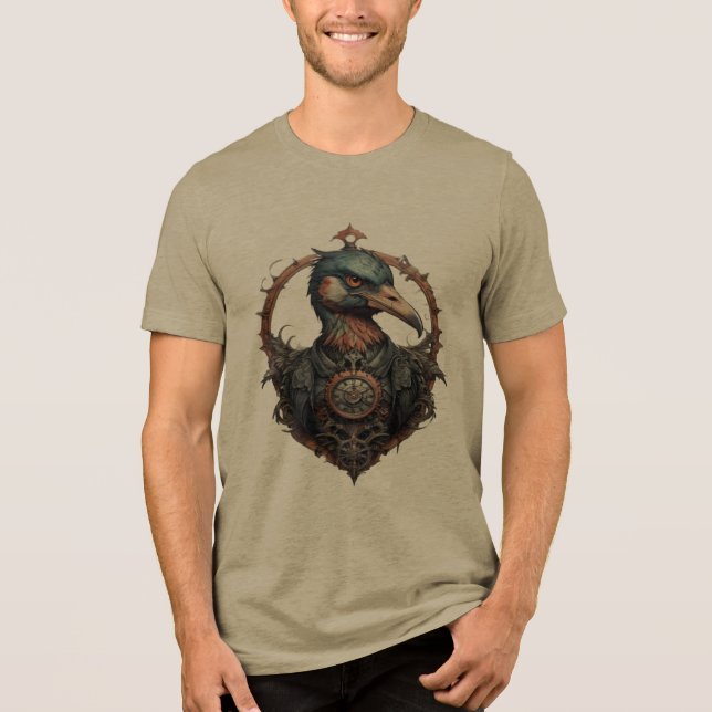 "Beak: A Steampunk Ibis" T Shirt (Framsida)