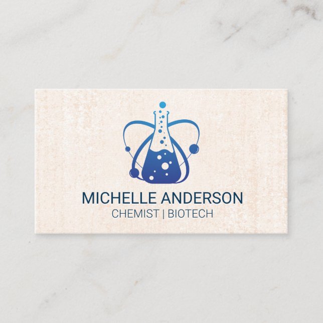 Beaker | Kemi | Bio Tech Visitkort (Framsida)