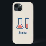 Beaker & Test Tube Science Thmet<br><div class="desc">Ett telefonfodral med en söt teckning av ett provrör och bägare. Perfekt för vetenskapstyper.</div>