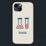 Beaker & Test Tube Science Thmet<br><div class="desc">Ett telefonfodral med en söt teckning av ett provrör och bägare. Perfekt för vetenskapstyper.</div>