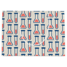 Beaker & Test Tube Science Thmet Mönster