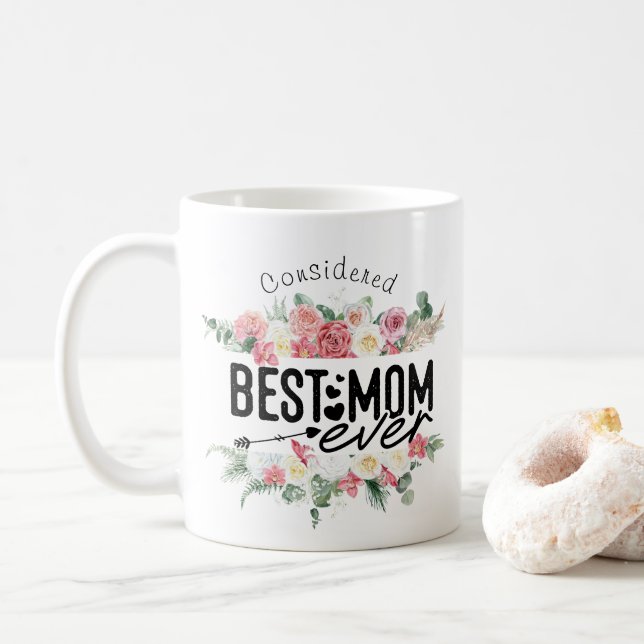 Beaktade den bästa mamma någonsin personligen Mor  Kaffemugg (Med munk)
