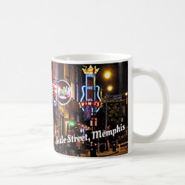 Beale gata, Memphis, Tennesee nattplats Kaffemugg
