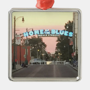 Beale Street Memphis Julgransprydnad Metall