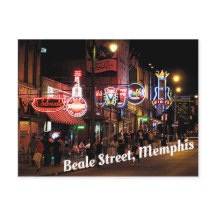 Beale Street, Memphis, Tennesee night scen