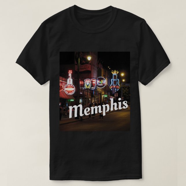 Beale Street, Memphis, Tennessee T Shirt (Design framsida)