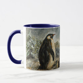 Beam Lingering Whimsical Aurora Animals Painting Mugg