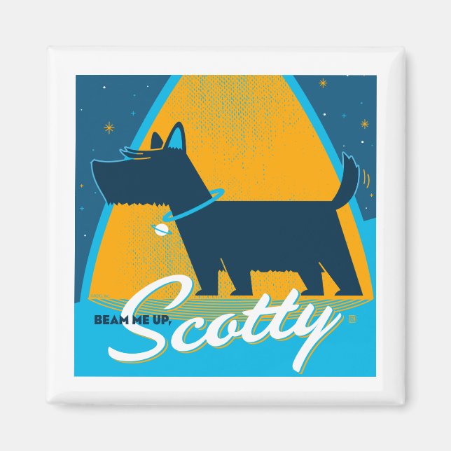 Beam Me Up Scotty Magnet (Framsidan)