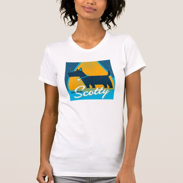 Beam Me Up Scotty T Shirt (Framsida)