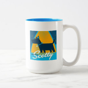Beam Me Up Scotty Två-Tonad Mugg
