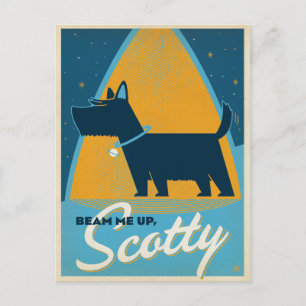 Beam Me Up Scotty Vykort
