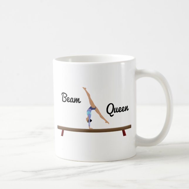 Beam Queen – Artistic Gymnastics Mug Kaffemugg (Höger)