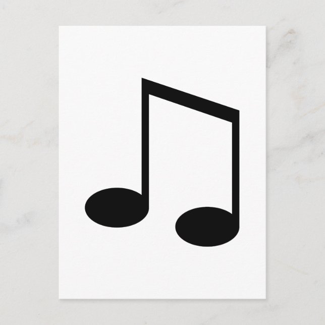 Beamed 8:e anteckningen vykort (Framsida)