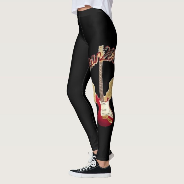Bean2002 Logotyp Black Leggings (Vänster)