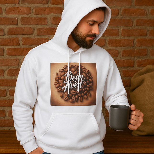 Bean Älskare Coffee Beans Aestthetic Hoodie (Skapare uppladdad)