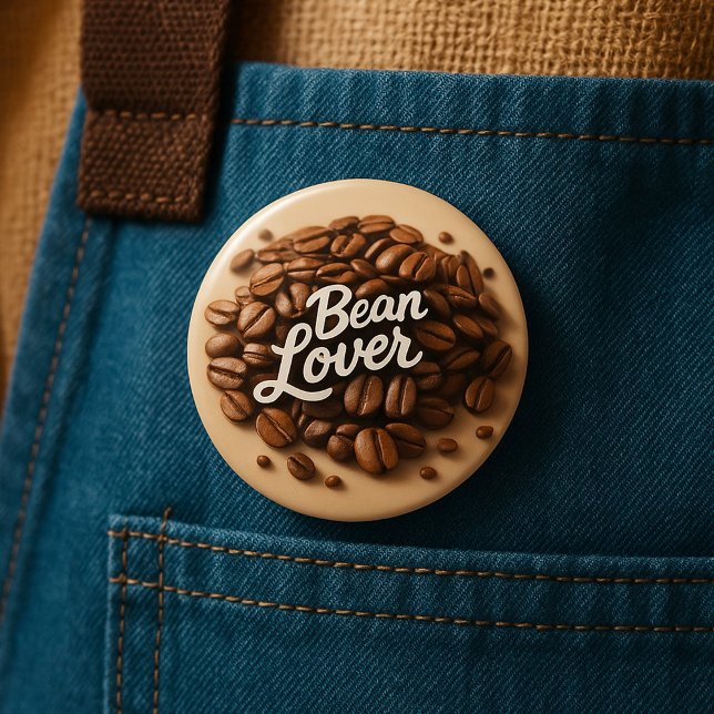 Bean Älskare Coffee Beans Knapp (Skapare uppladdad)