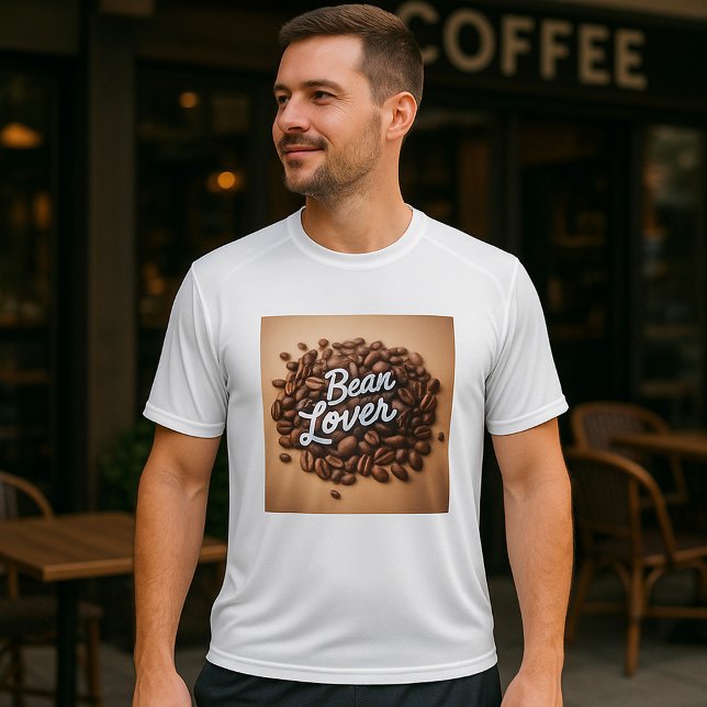 Bean Älskare Coffee Beans Manar Active T Shirt (Skapare uppladdad)