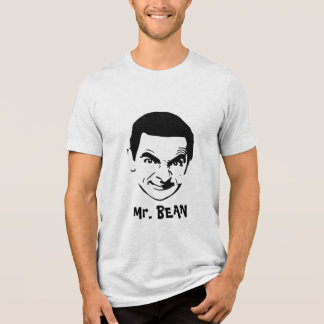 Bean Ansikte Stencil Pop Art T-Shirt