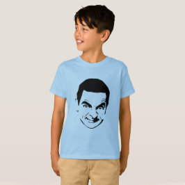 Bean Ansikte Stencil Pop Art T Shirt