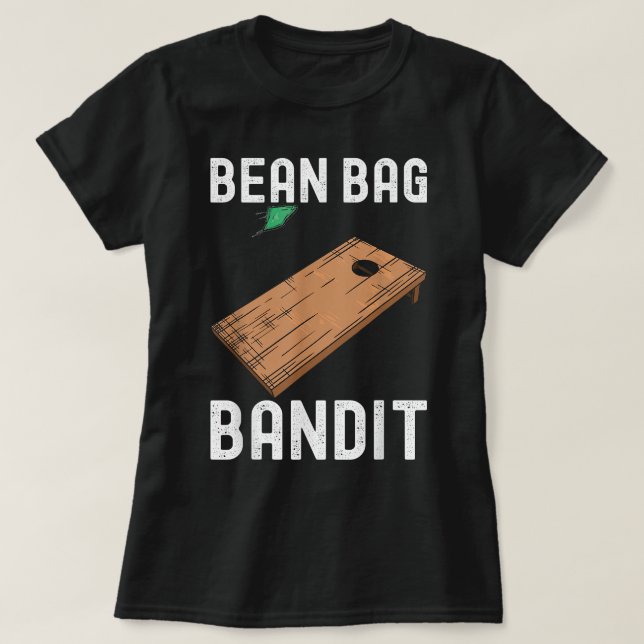 Bean Bag Bandit Cornhål T Shirt (Design framsida)