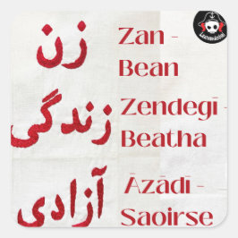 Bean, Beatha, Saoirse Fyrkantigt Klistermärke