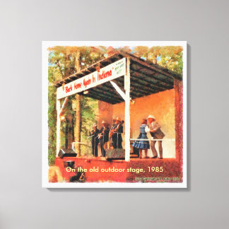 Bean Blommar Canvas, 1985 Canvastryck