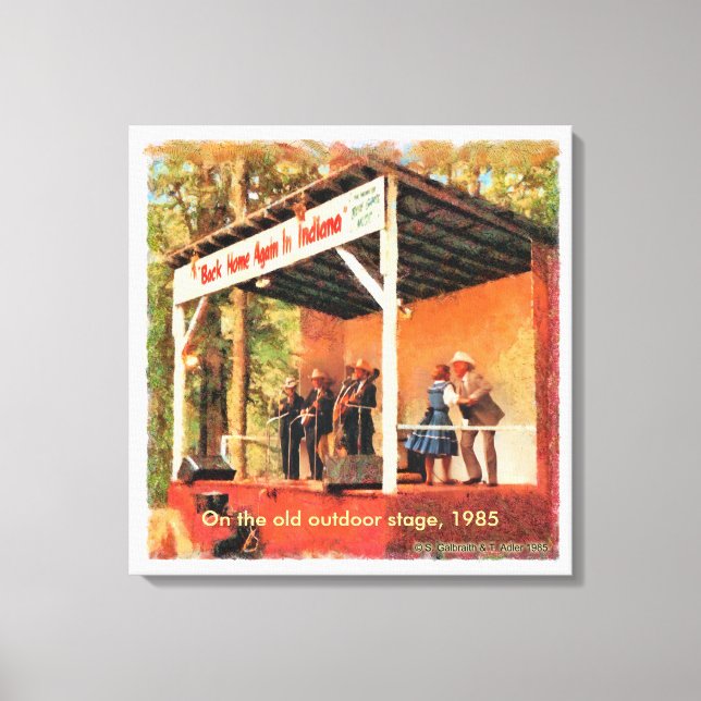 Bean Blommar Canvas, 1985 Canvastryck (Framsida)