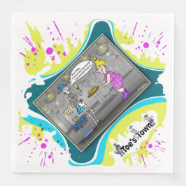 Bean Dip | Birthday Dinner Napkin Pappersservett