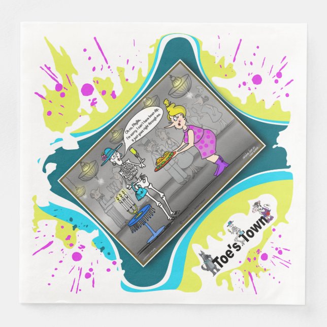 Bean Dip | Birthday Dinner Napkin Pappersservett (Framsida)