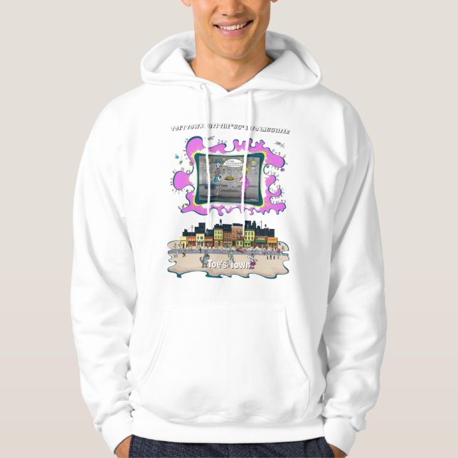 Bean Dip | Födelsedag Vit Hoodie (Framsida)