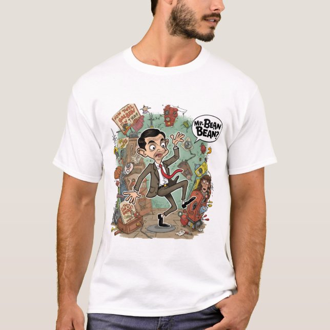 Bean Funny Graphic T-Shirt (Framsida)