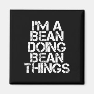 Bean Funny Surname Family Träd Birthday Reunion Gi Magnet