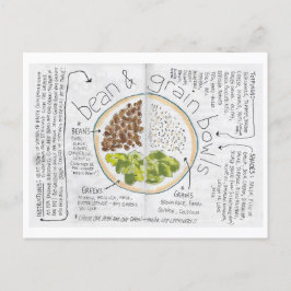 Bean Grain Bowls recept vycard Vykort