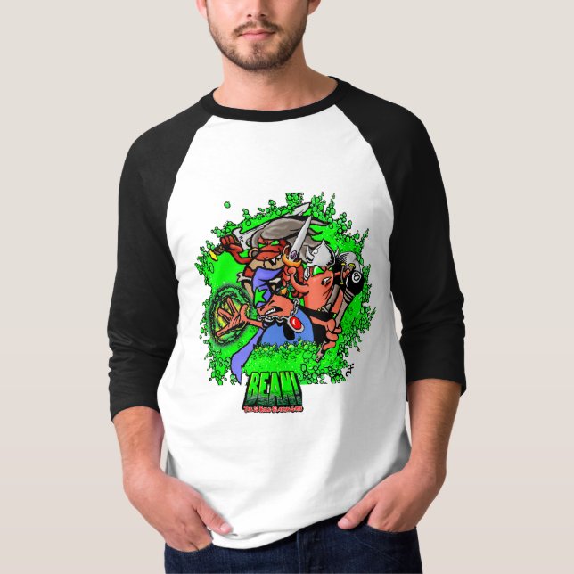 BEAN! Hjältar Män    T Shirt (Framsida)
