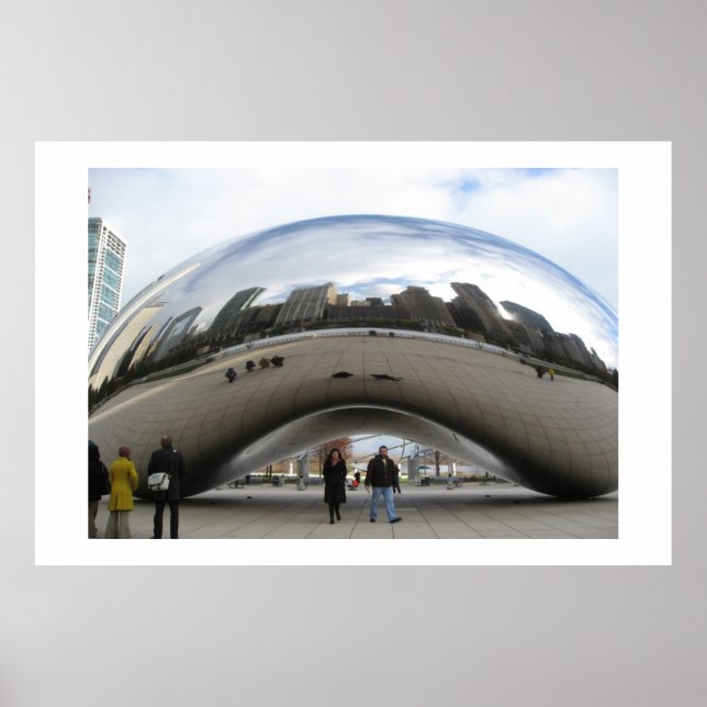 Bean i Millennium Park Chicago Poster (Framsidan)