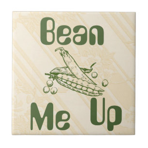 Bean Me Up Ceramic Tile Kakelplatta