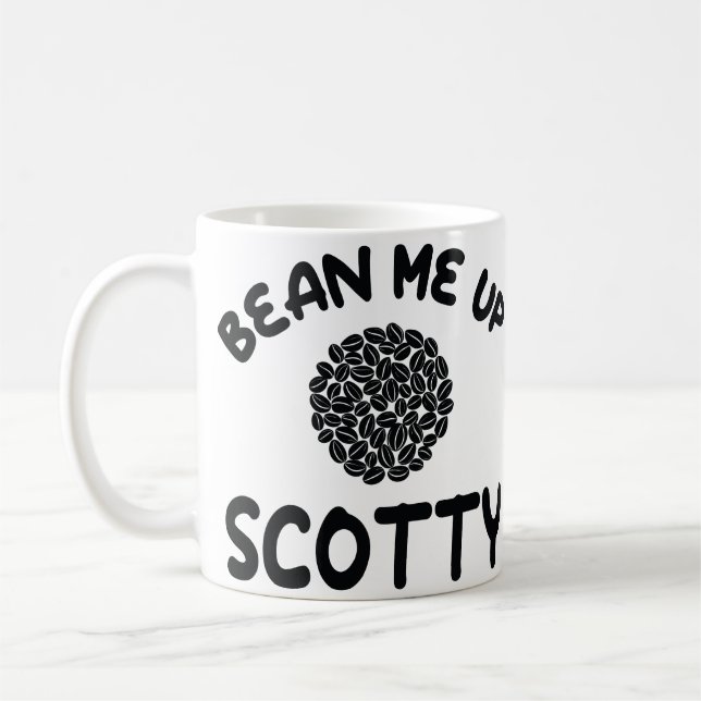 Bean me up Scotty Mugg (Vänster)