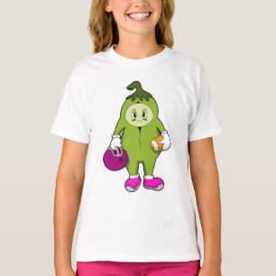 Bean på fotbollsportarna t shirt