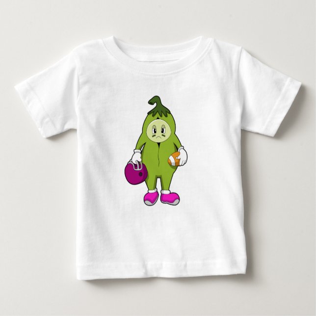 Bean på fotbollsportarna t shirt (Framsida)